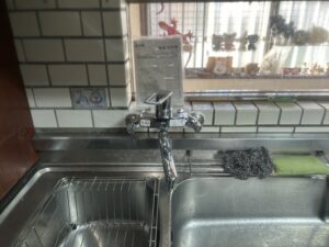 蛇口交換工事 新KVK蛇口