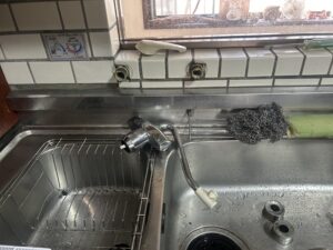 蛇口交換工事 既存KVK蛇口
