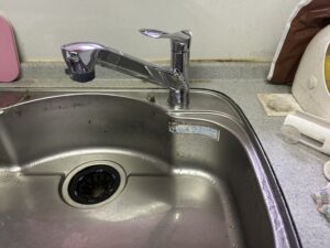蛇口交換工事 切断後