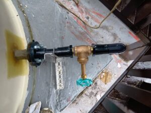 高架水槽バルブ新設工事 施工後