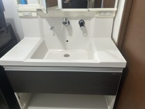ハイバックタイプ蛇口交換工事 施工前